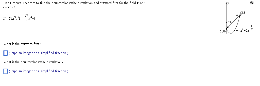 Solved Use Green S Theorem To Find The Counterclockwise C Chegg Com