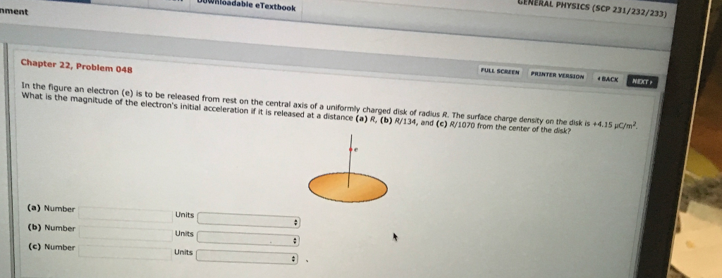 Solved General Physics Scp 231 232 233 Duwnloadable Chegg Com