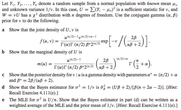 Let Y 1 Y 2 Y N Denote A Random Sample Fro Chegg Com