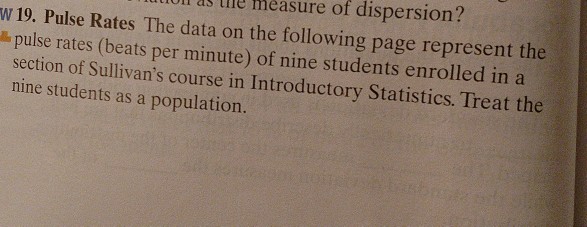 Measures of dispersion math image