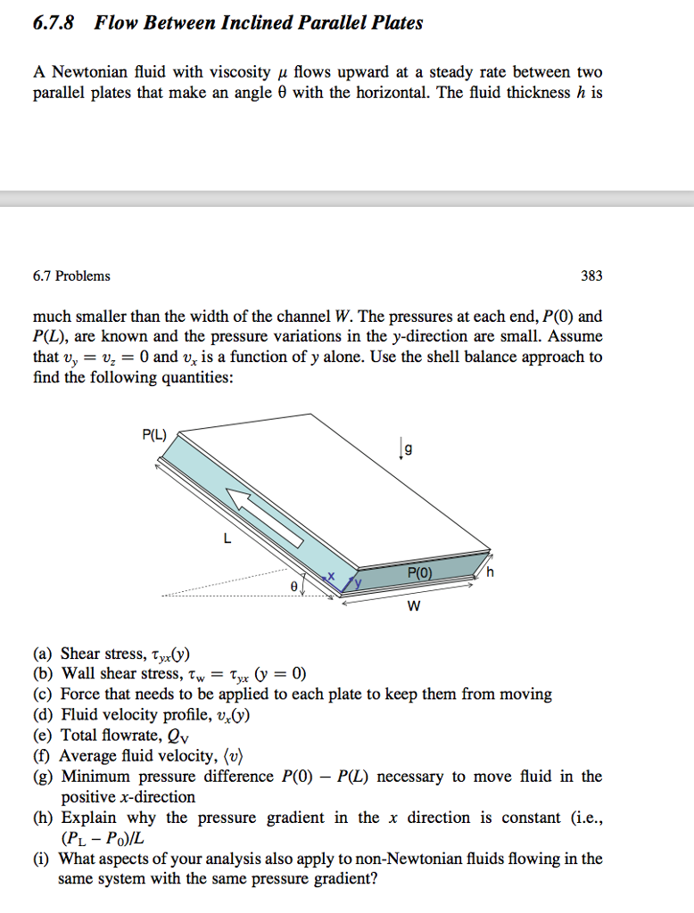 A Newtonian Fluid With Viscosity M Flows Upward At Chegg Com