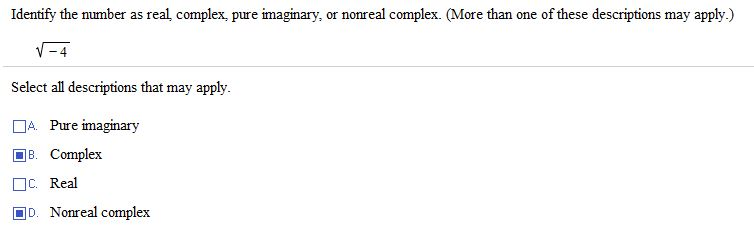 Pure imaginary number calculator picture