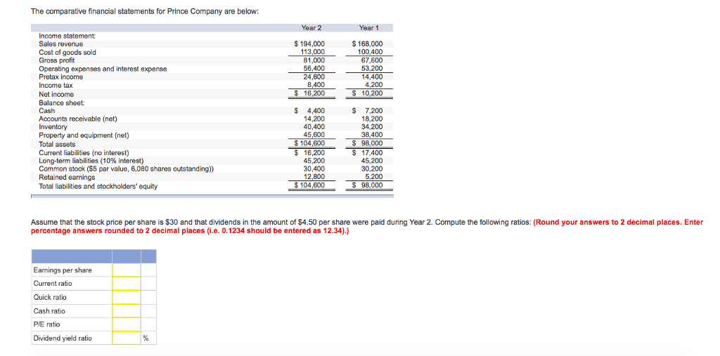 Income Statement - Stock Analysis