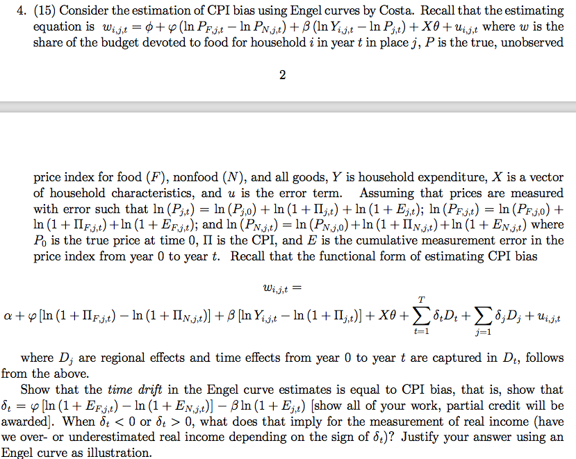 W I T Phi Beta Ln Y I T Ln 1 Product T Chegg Com
