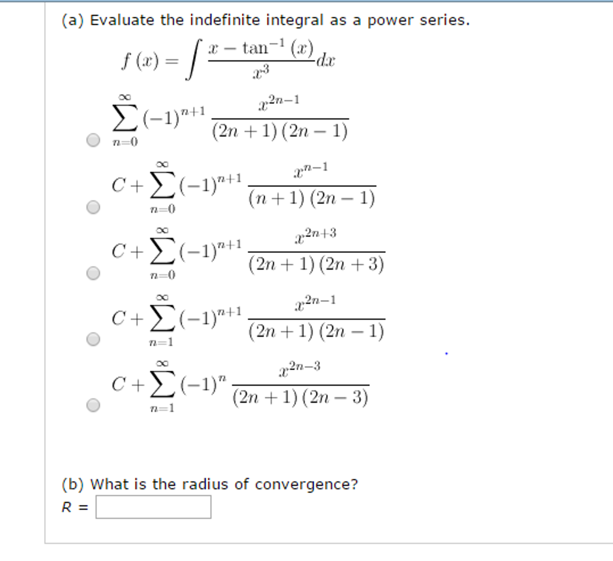 Solved Evaluate The Indefinite Integral As A Power Series Chegg Com