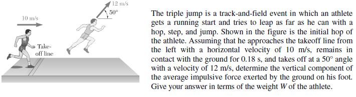 Solved The Triple Jump Is A Track And Field Event In Whic Chegg Com