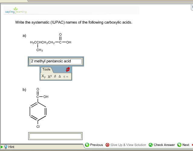 write the iupac names of the following carboxylic acids