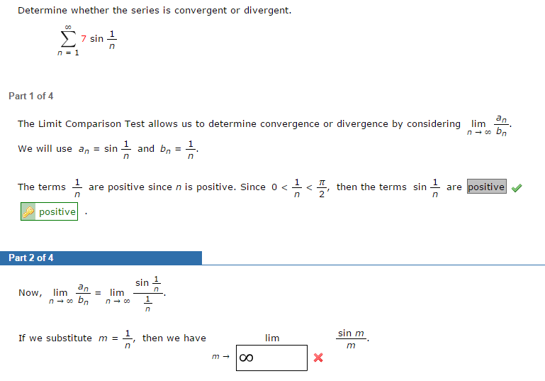 Solved Determine Whether The Series Is Convergent Or Dive Chegg Com
