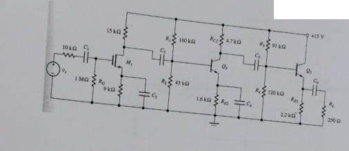 The Multistage Amplifier Circuit Above Draw The A Chegg Com