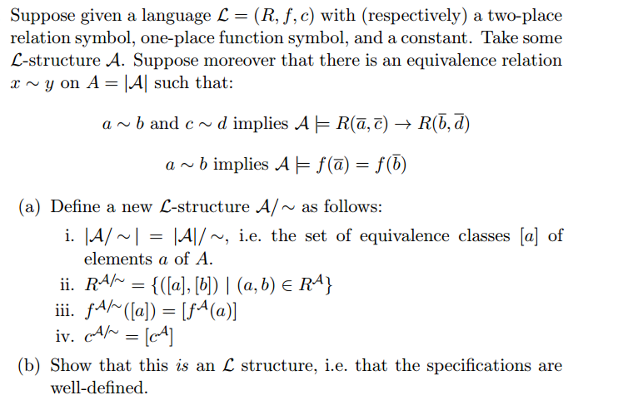 Suppose Given A Language L R F C With Respe Chegg Com