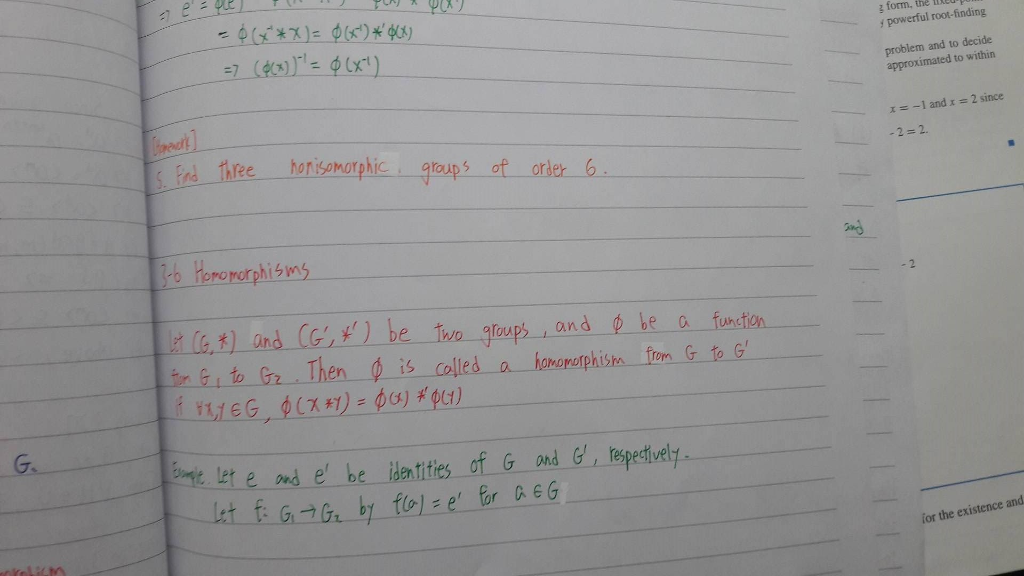 Solved Find The Nonisomorphic Groups Of Order 6 Let 6 Chegg Com