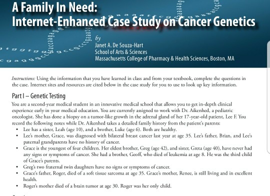 Solved A Family In Need Internet Enhanced Case Study On Chegg Com