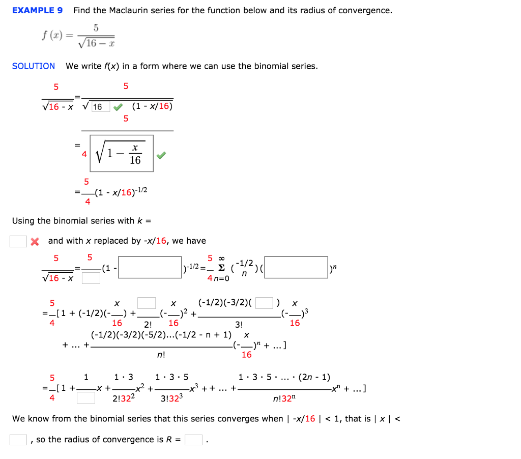 Find The Maclaurin Series For The Function Below And Chegg Com