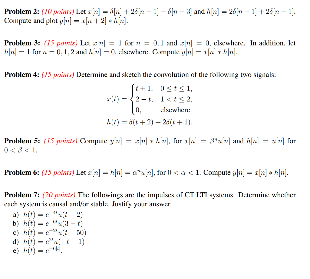 Solved Problem 2 1 10 Points Let X N D N ln 1 D Chegg Com