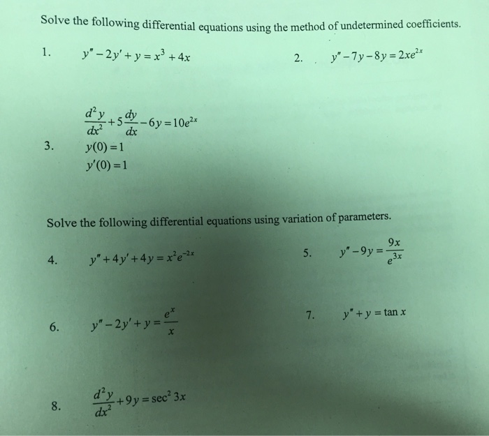 Даны уравнения двух. DX/dy=x^5 дифференциальное уравнение. Y 2x^3 дифференциал уравнения. Solve the following Differential equation: (1 - 4/y + x) dy/DX + Y = 4/X - 1. = constant.. Solve the following Differential equation: 2yy