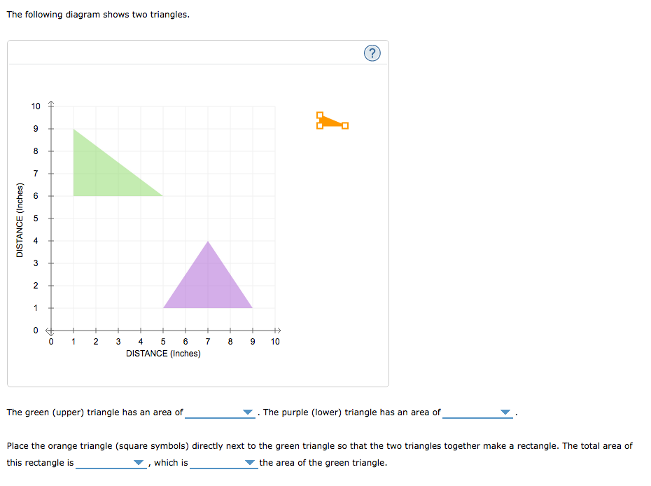 Solved The Following Diagram Shows Two Triangles The Gre Chegg Com