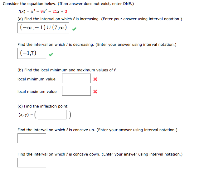 Solved Consider The Equation Below If An Answer Does No Chegg Com