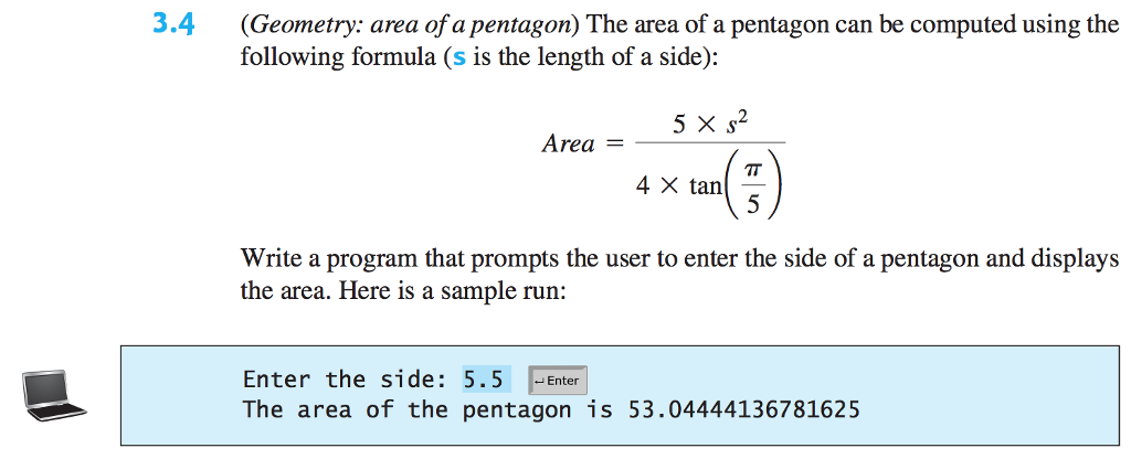 Solved Python Programming Question Geometry Area Of A P