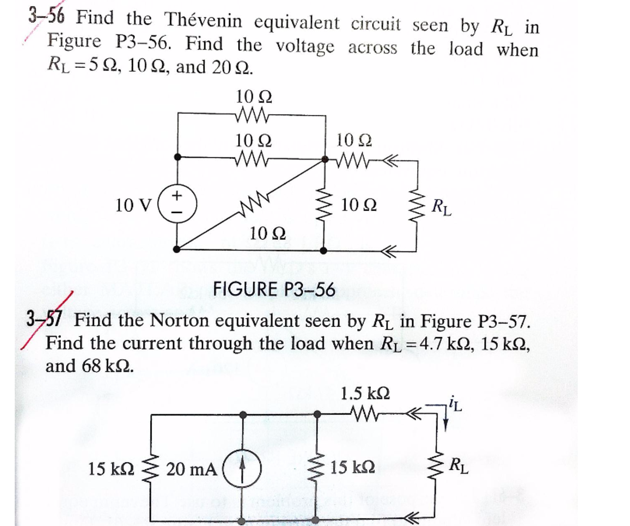 Solved: Find The Thevenin Equivalent Circuit Seen By R_L I... | Chegg.com