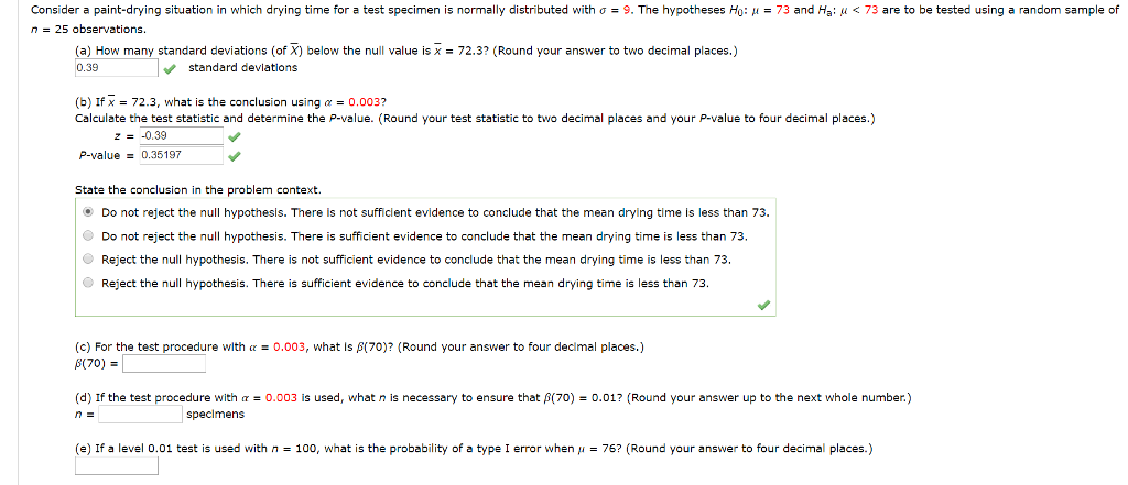 Solved Consider A Paint Drying Situation In Which Drying Chegg Com