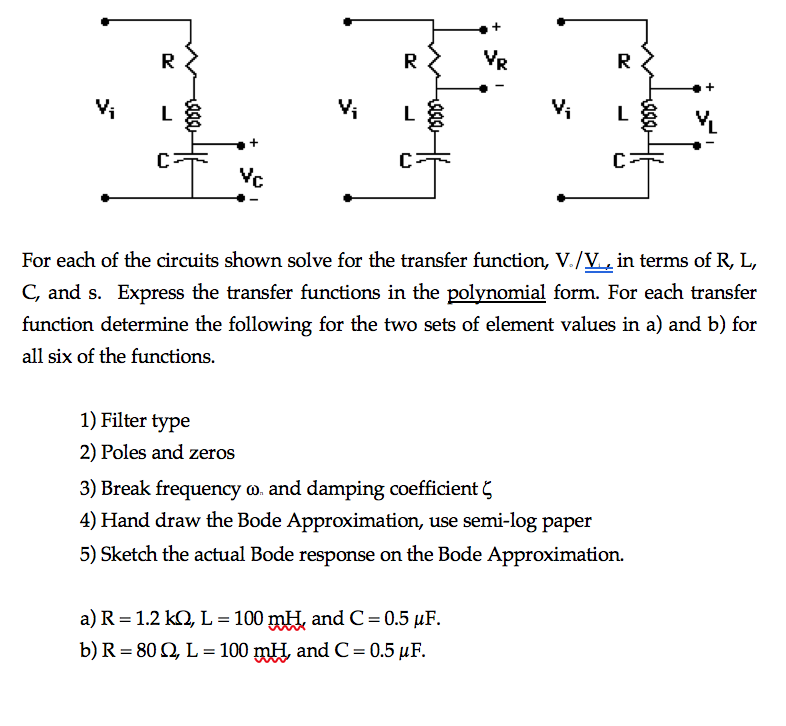 Solved For Each Of The Circuits Shown Solve For The Trans Chegg Com