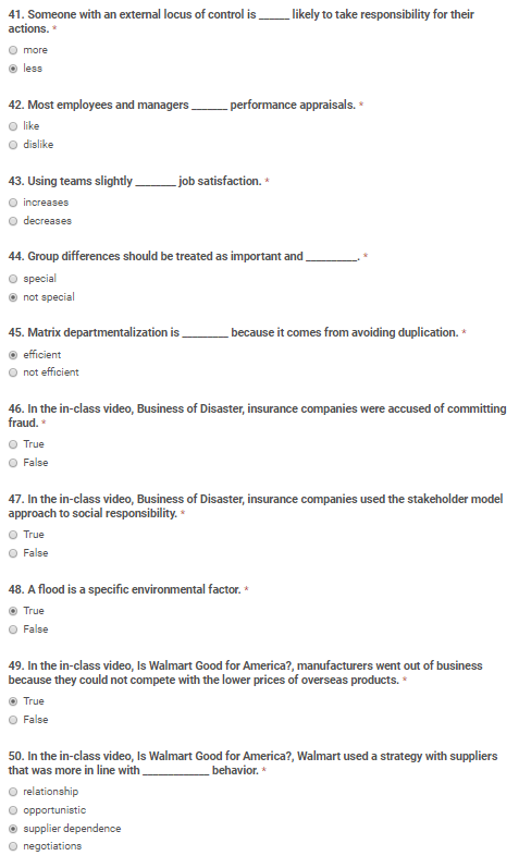 Solved 41. Someone with an external locus of control | Chegg.com