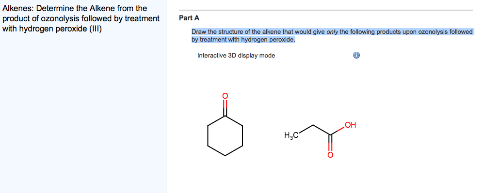 Solved Draw The Structure Of The Alkene That Would Give O Chegg Com