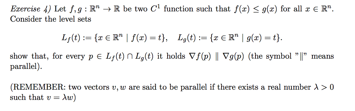 Let F G R N Rightarrow R Be Two C 1 Function Su Chegg Com