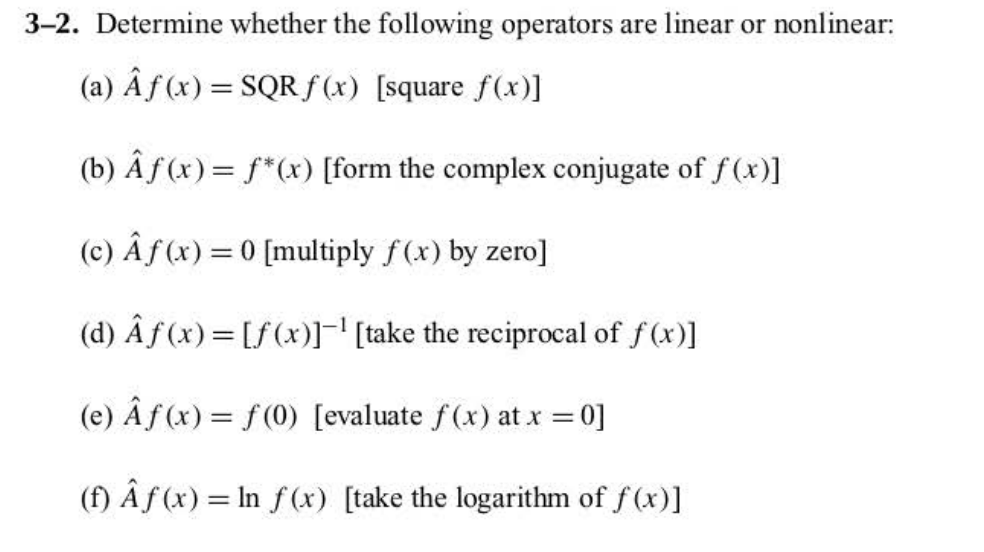 Solved 1 2 Detemine Whethr In Ear A Af X Sqr X Sq Chegg Com