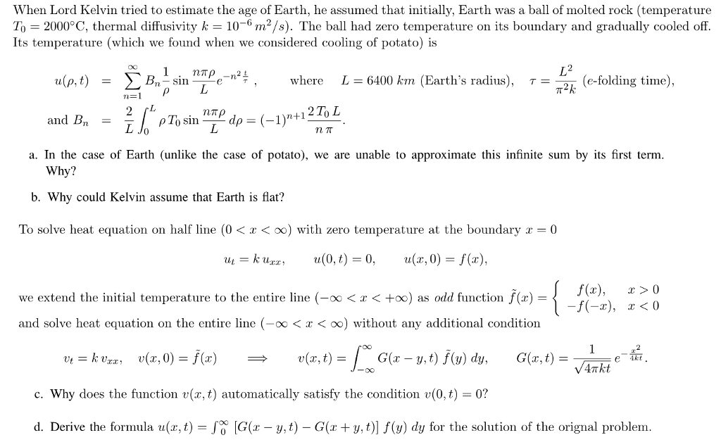 When Lord Kelvin Tried To Estimate The Age Of Eart - 