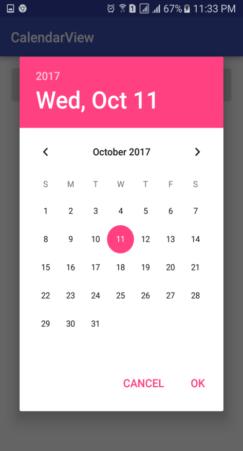 Solved Build “Date Picker” in Android studio. It should 