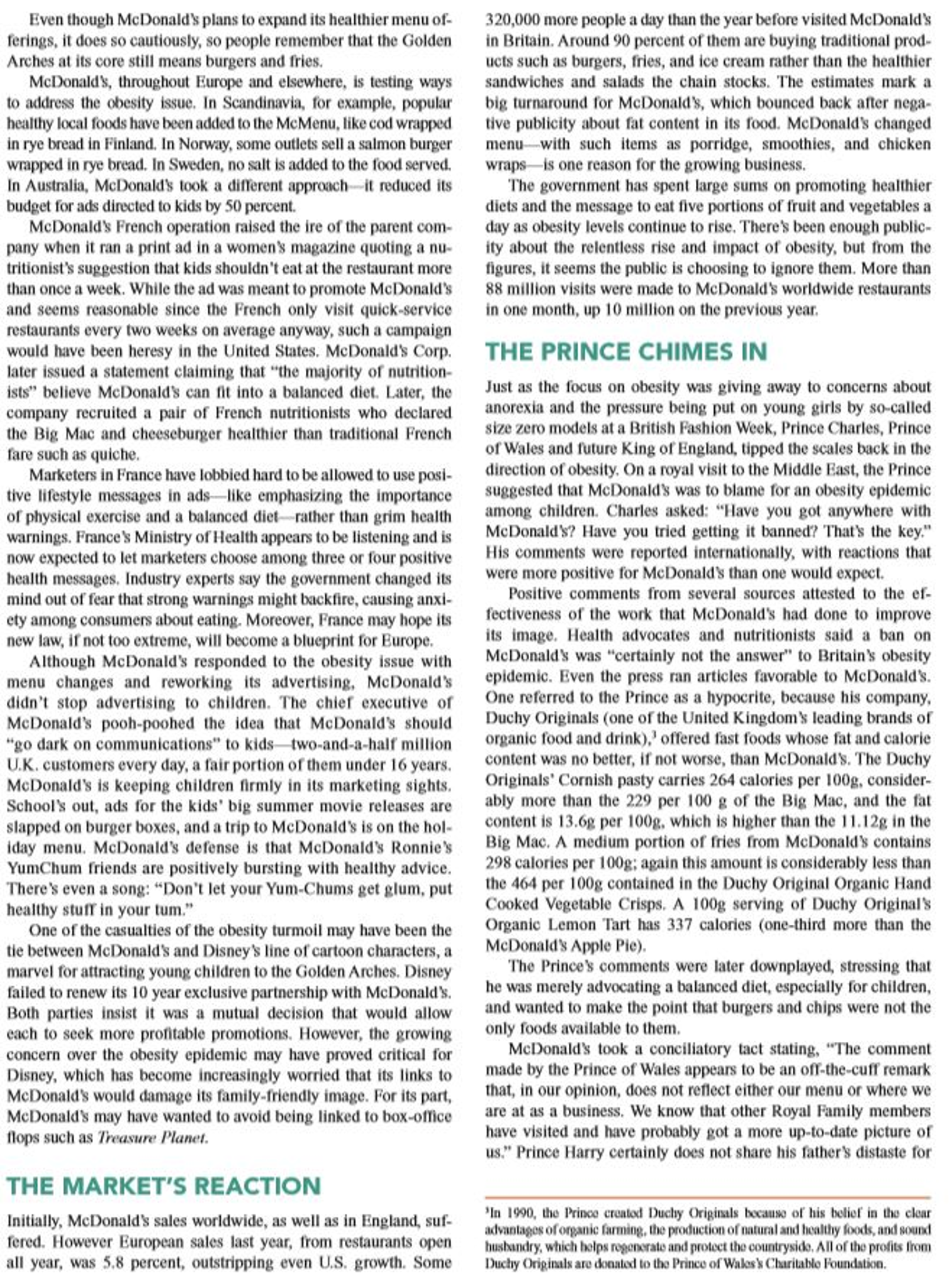 Mcdonald's in 2017 case study picture