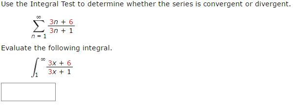 Solved Use The Integral Test To Determine Whether The Series Chegg Com