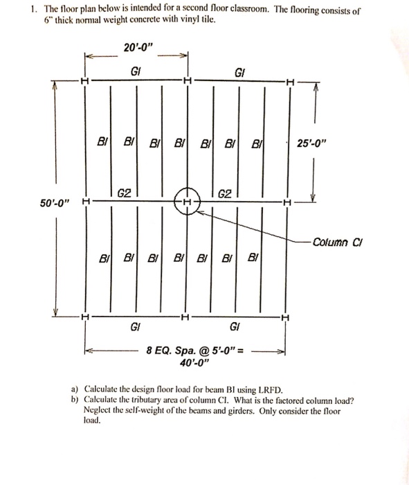 Solved The Floor Plan Below Is Intended For A Second Floo