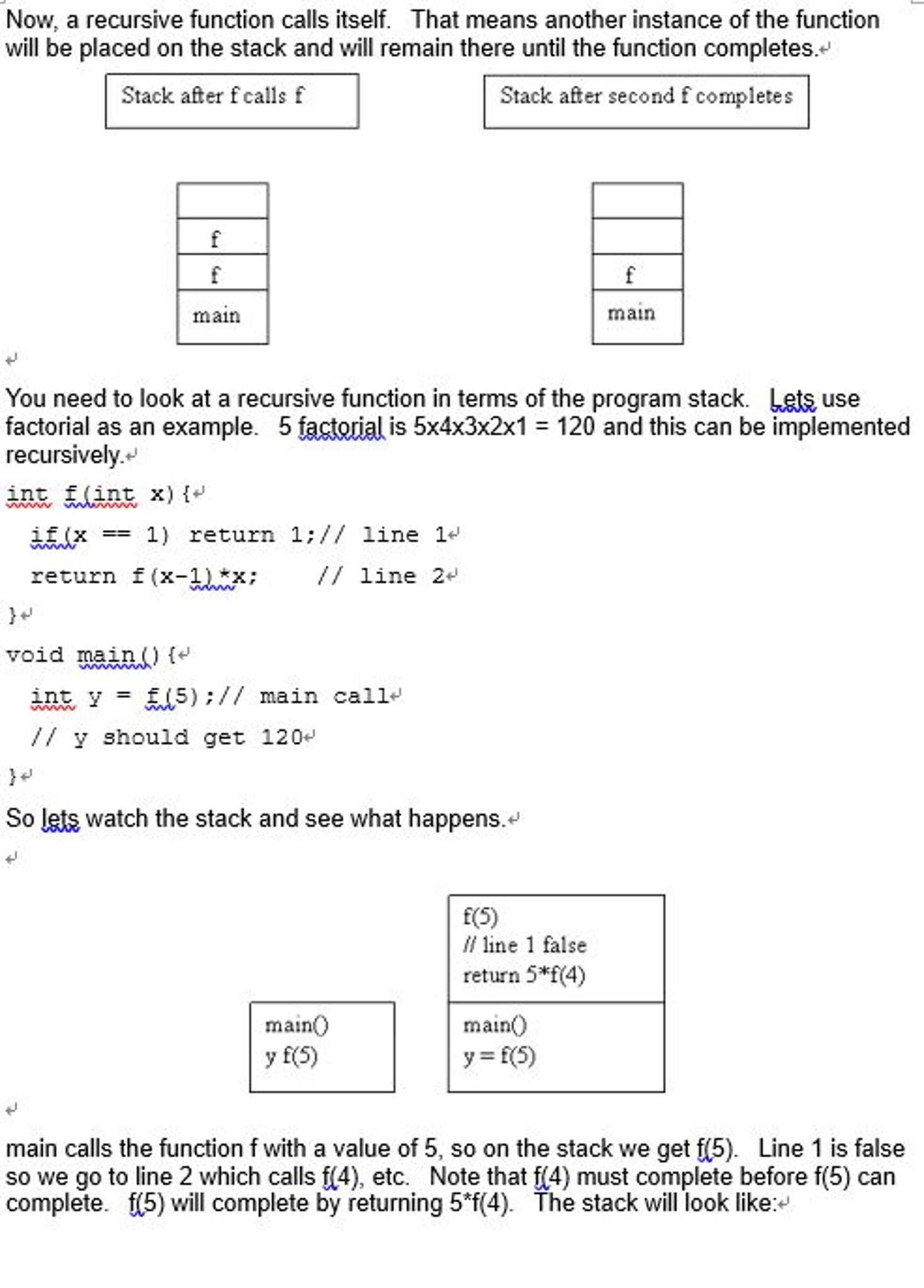 Java recursion picture