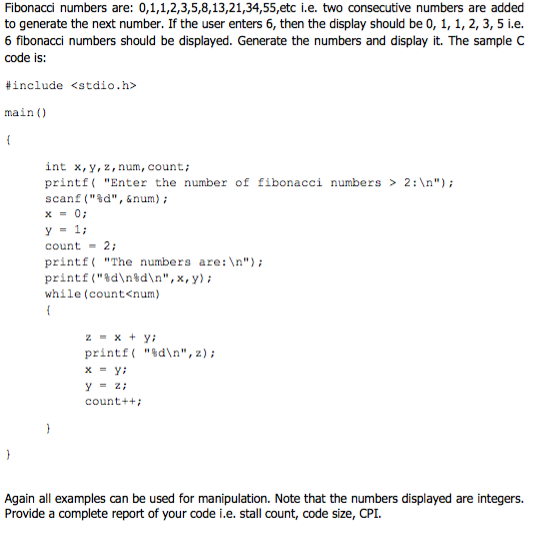 Solved Fibonacci Numbers Are 0 1 1 2 3 5 8 13 21 Chegg Com