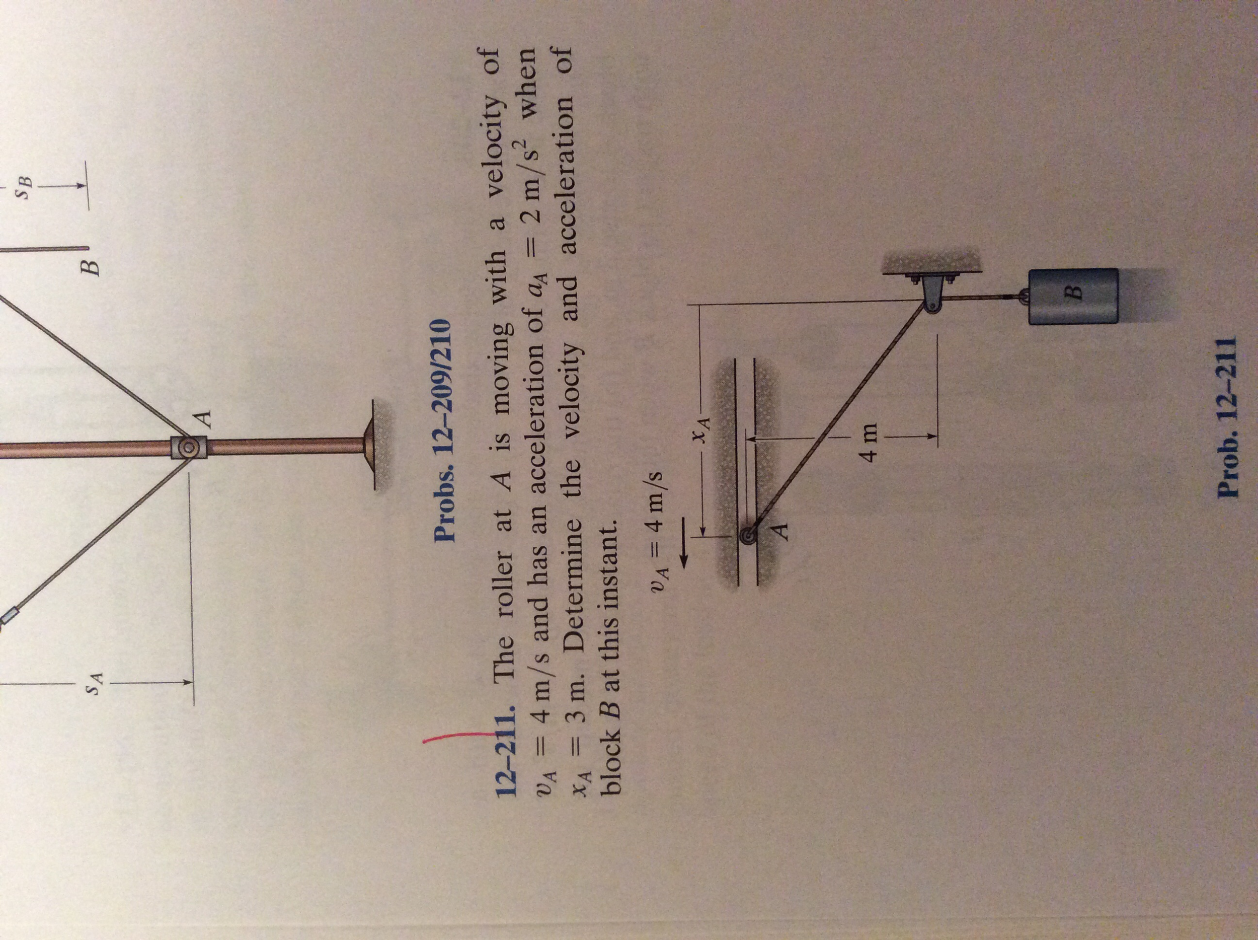 The Roller At A Is Moving With A Velocity Of Va Chegg Com