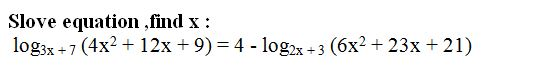 Log4 x2 x log4 x2 6