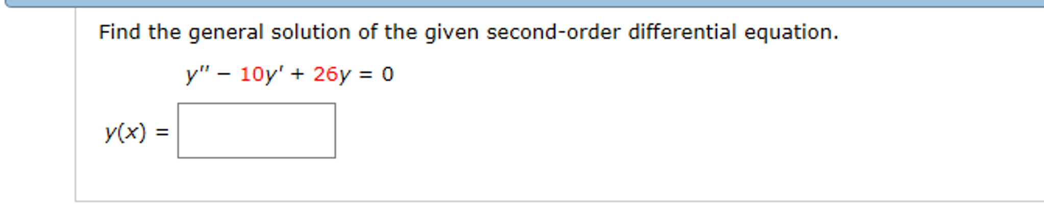 Solved Find The General Solution Of The Given Secondorde