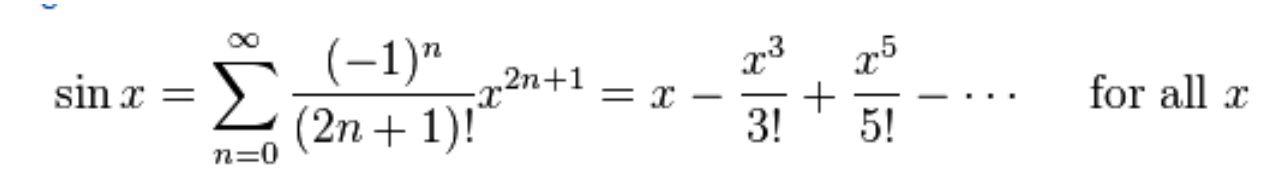 Вычислите sin x. Бесконечный ряд для вычисления синуса. Ряд синуса. Ряд Тейлора для синуса. Ряд Тейлора для синуса и косинуса.