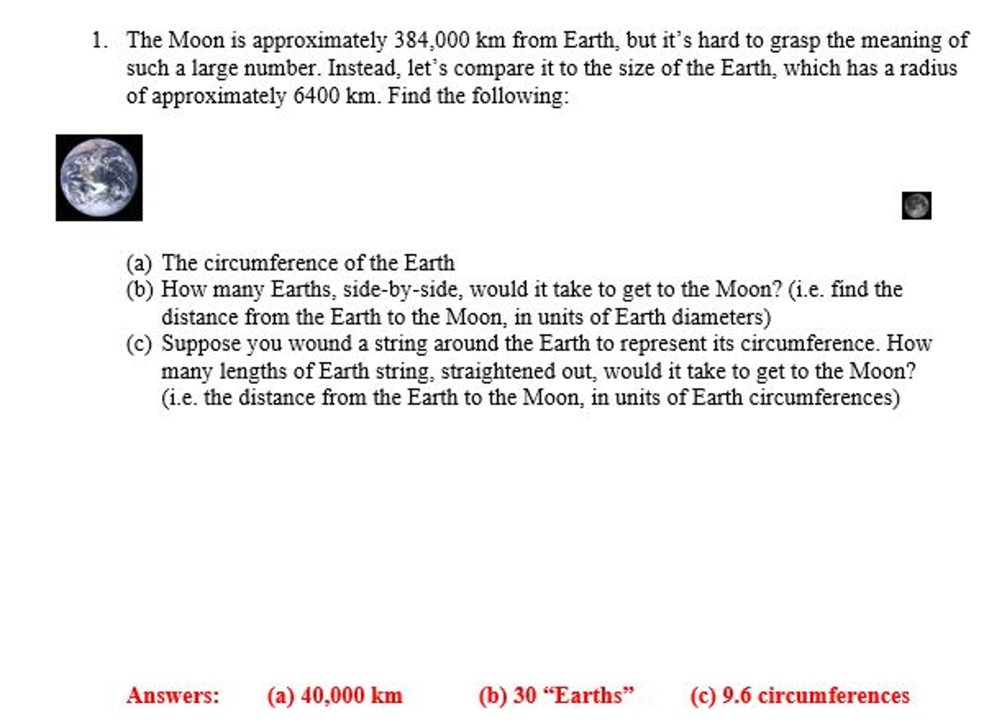 The Moon Is Approximately 384 000 Km From Earth But Chegg Com