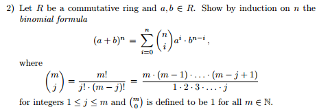 Solved 2 Let R Be A Commutative Ring And A B E R Show B Chegg Com