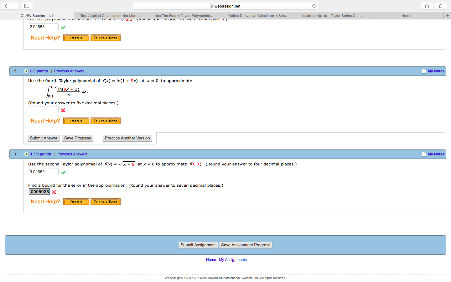 Webassign email picture