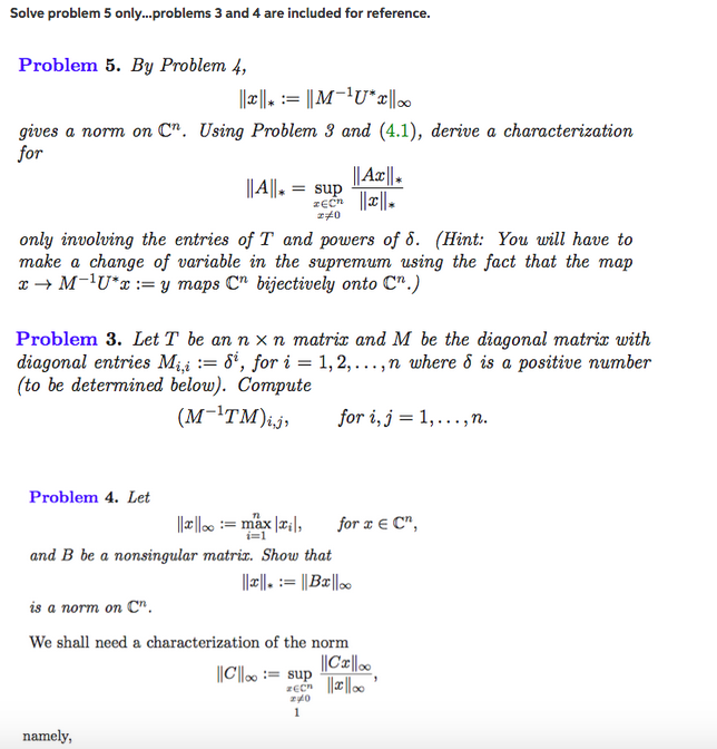 By Problem 4 X M 1 U X Infinity Giv Chegg Com