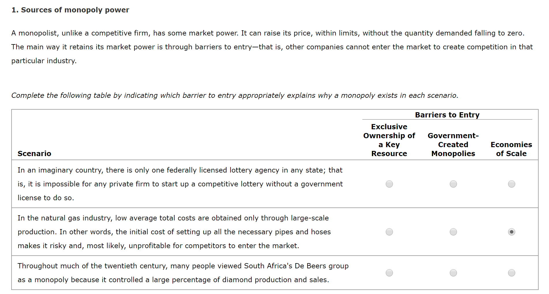 A Monopolist Unlike A Petitive Firm Has Some Chegg 