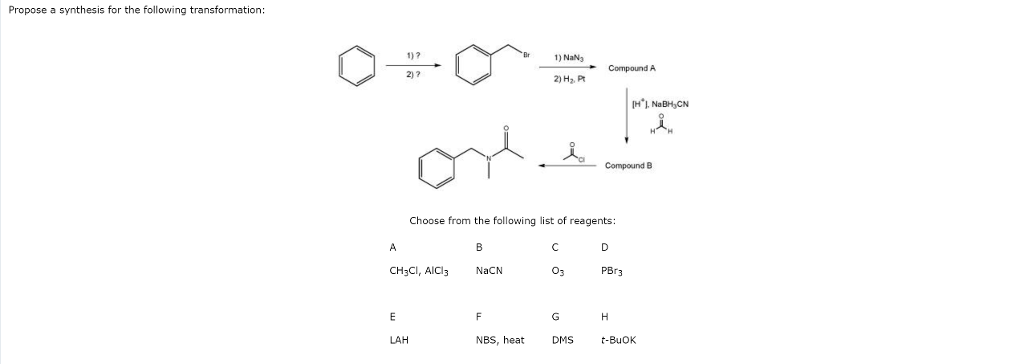 Solved 1) Identify The Three Reagents Needed To Make Hexy