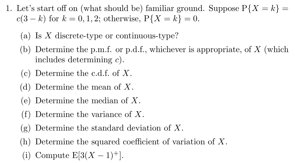 Solved 3 Now Let Us Consider A Problem On Less Familiar Chegg Com