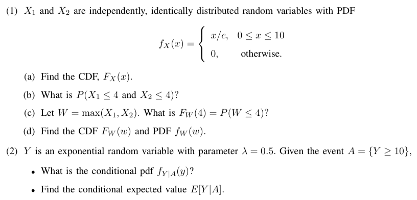 1 X1 And X2 Are Independently Identically Chegg Com