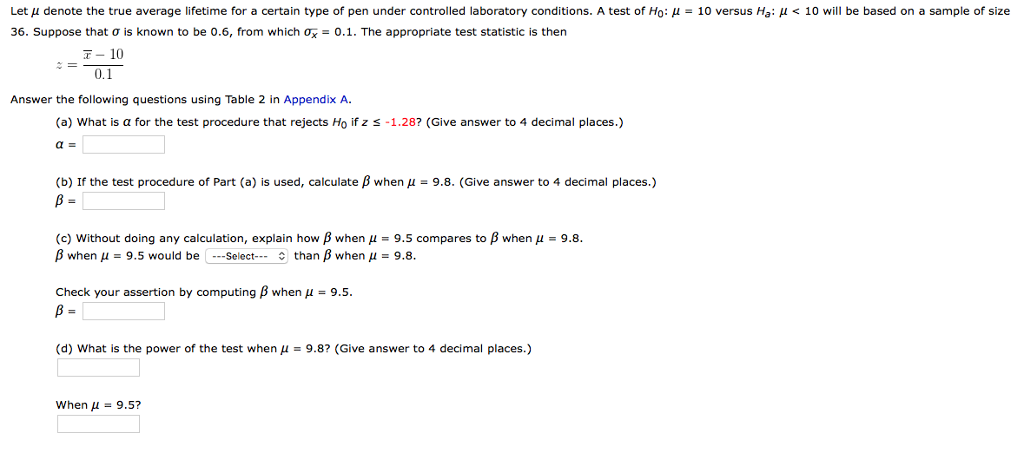 Solved Let M Denote The True Average Lifetime For A Certa Chegg Com