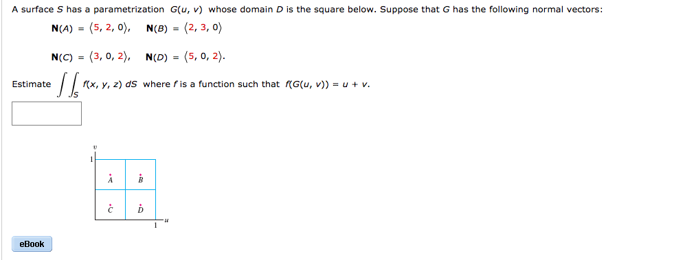 Solved A Surface S Has A Parametrization G U V Whose Do Chegg Com